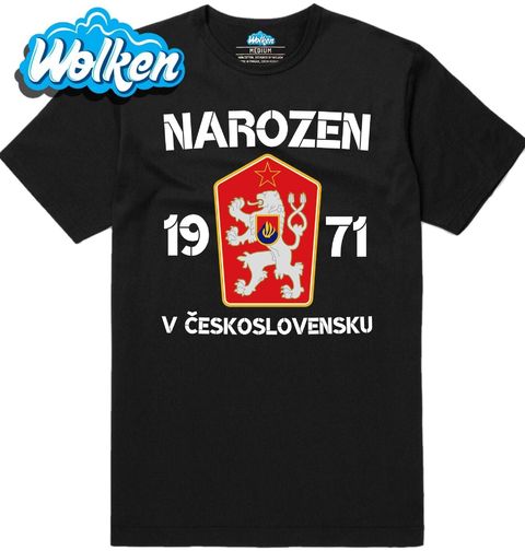 Obrázek produktu Pánské tričko Narozen 1971 v Československu