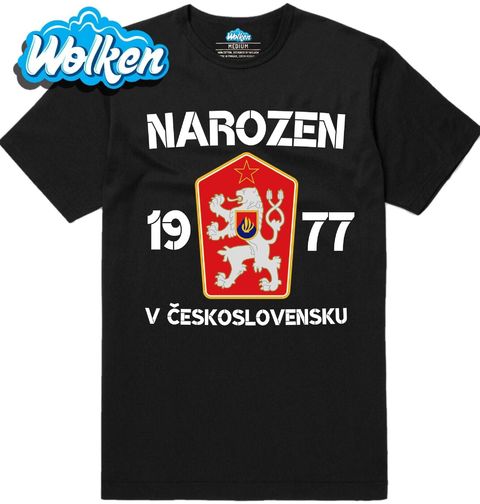 Obrázek produktu Pánské tričko Narozen 1977 v Československu