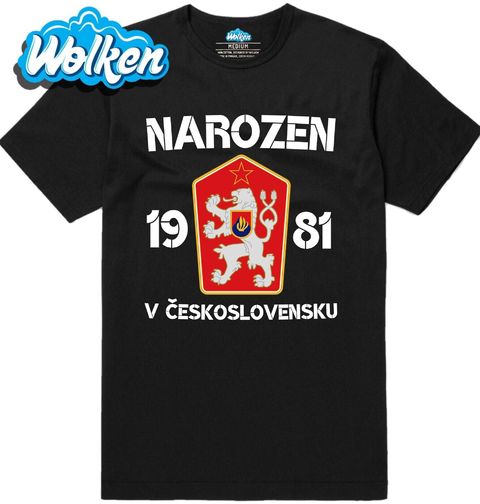 Obrázek produktu Pánské tričko Narozen 1981 v Československu