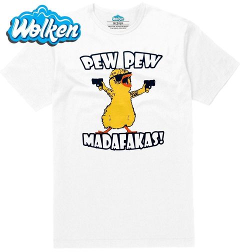 Obrázek produktu Pánské tričko Gangsta Káčátko Pew Pew Madafakas!