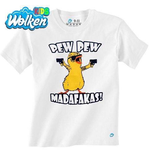 Obrázek produktu Dětské tričko Gangsta Káčátko Pew Pew Madafakas!