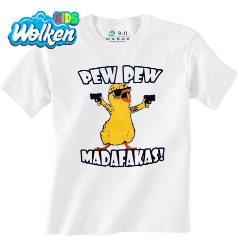Obrázek produktu Dětské tričko Gangsta Káčátko Pew Pew Madafakas!