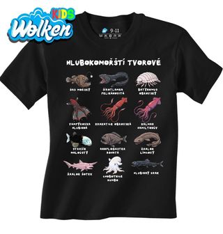 Dětské tričko Druhy Hlubokomořských Tvorů.jpg