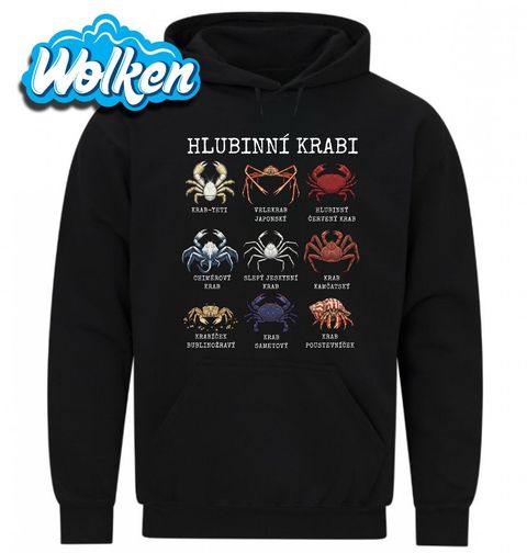 Obrázek produktu Pánská mikina Druhy Hlubinných Krabů