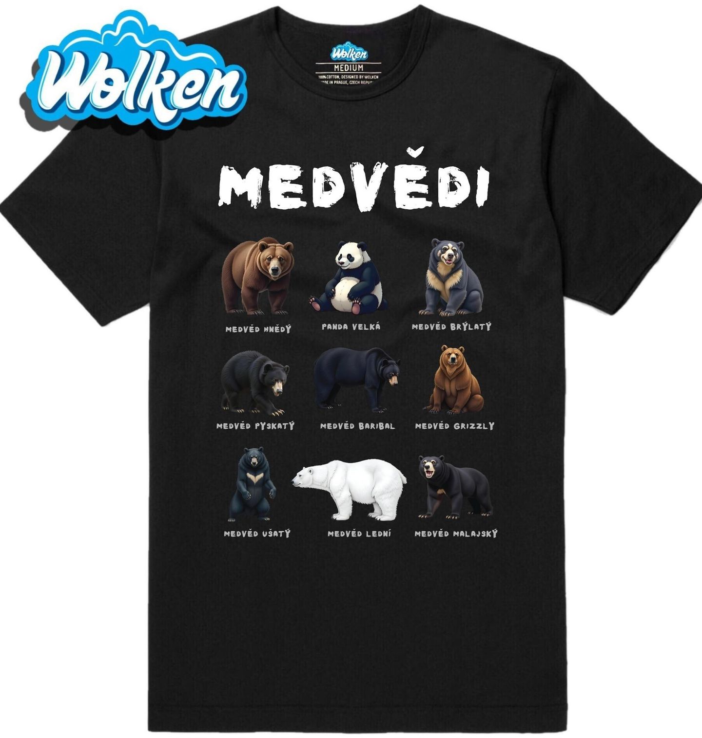Pánské tričko Druhy Medvědů.jpg