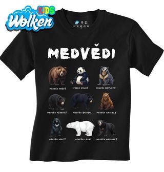 Dětské tričko Druhy Medvědů.jpg