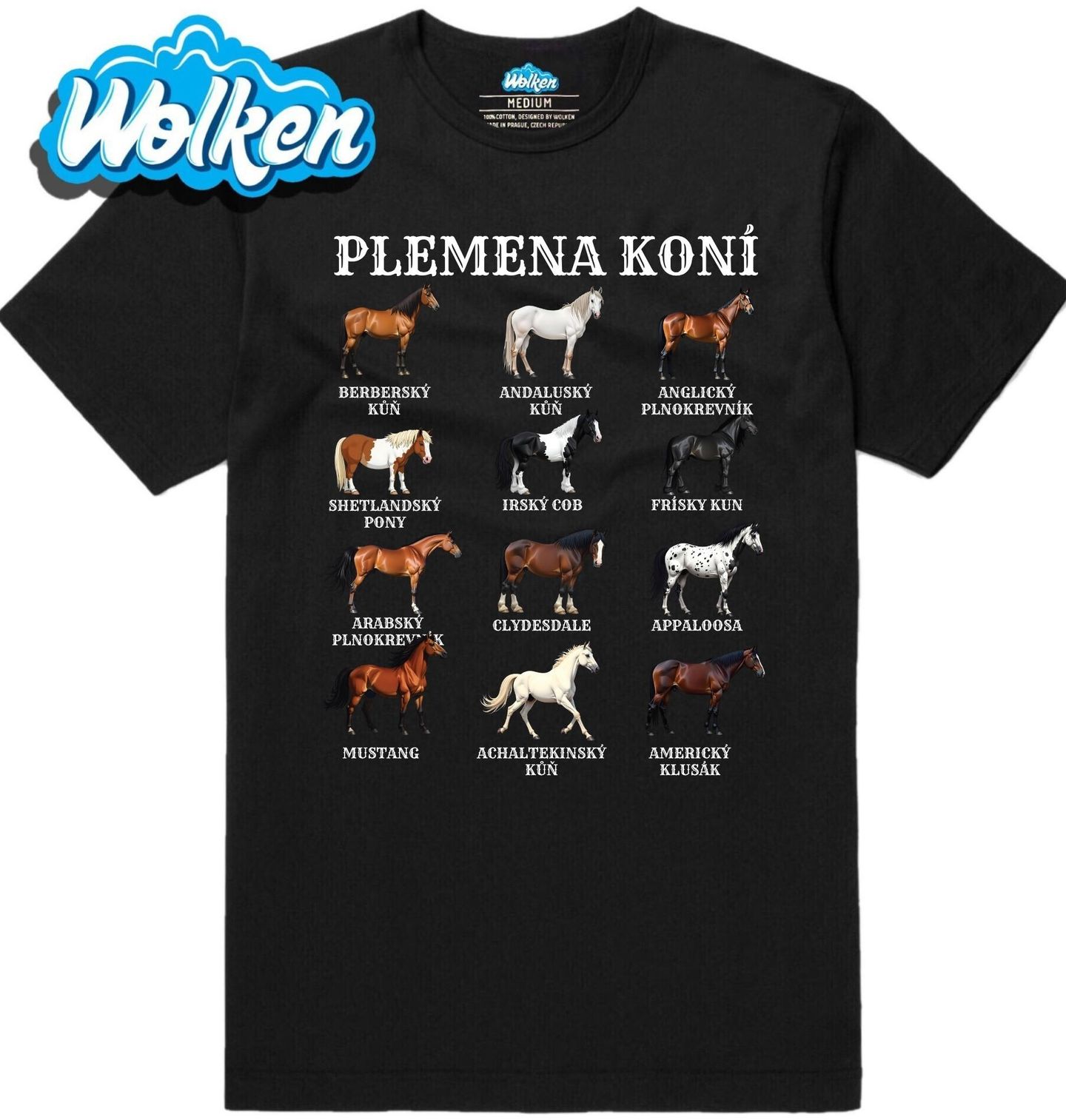 Pánské tričko Plemena Koní.jpg