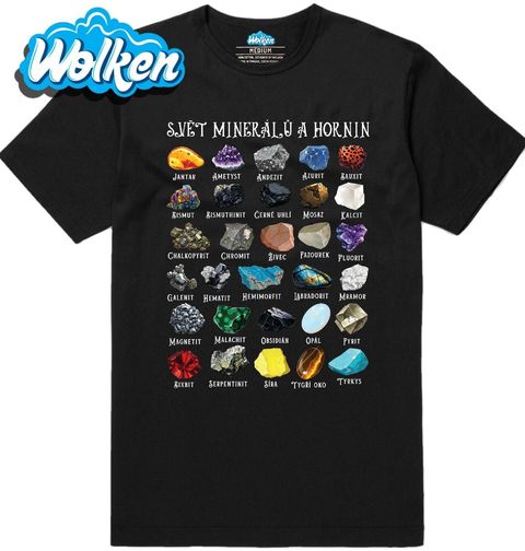 Obrázek produktu Pánské tričko Svět Minerálů a Hornin