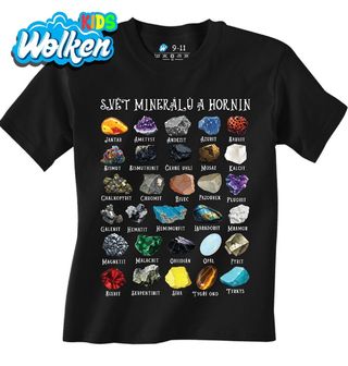 Dětské tričko Svět Minerálů a Hornin.jpg
