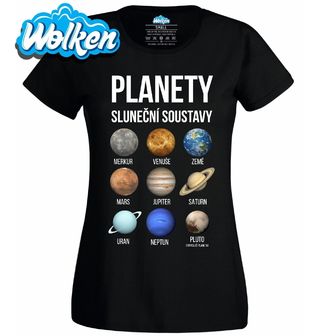 Dámské tričko Přehled Planet Sluneční soustavy.jpg