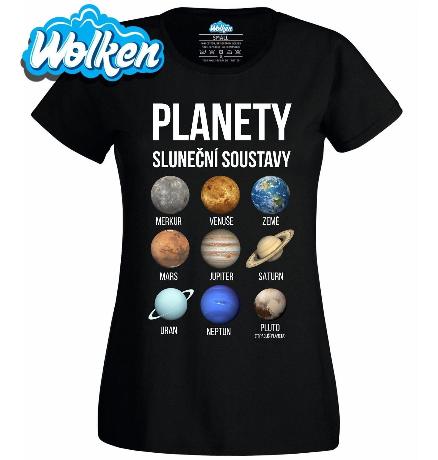 Dámské tričko Přehled Planet Sluneční soustavy.jpg