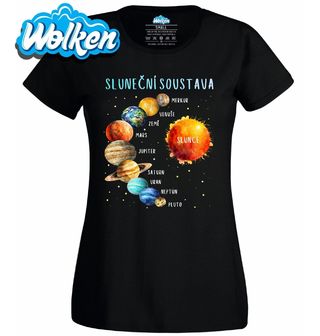 Dámské tričko Sluneční soustava Od Merkuru po Pluto.jpg