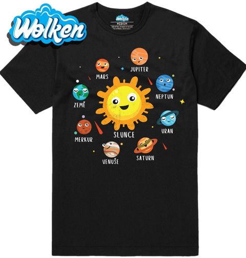 Obrázek produktu Pánské tričko Slunce a jeho Planetky