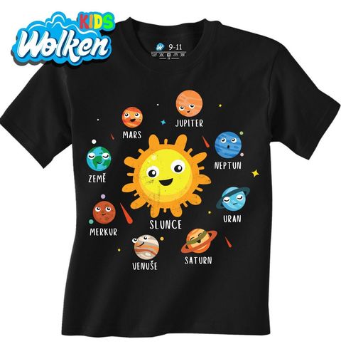Obrázek produktu Dětské tričko Slunce a jeho Planetky