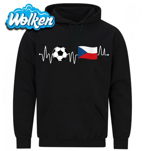 Obrázek produktu Pánská mikina Český Kardiogram a Fotbal