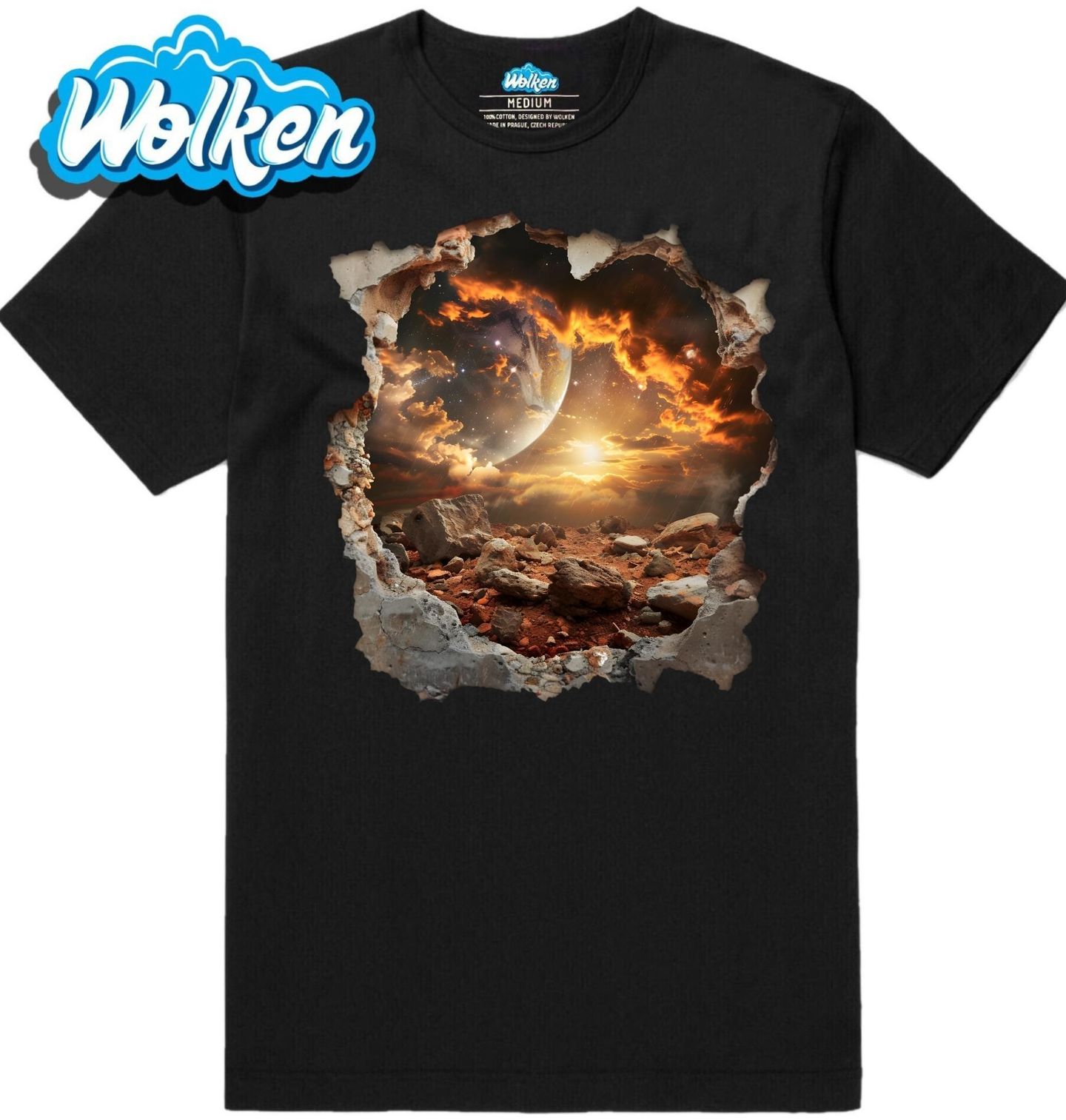 Pánské tričko Portál do Jiné Dimenze 3D.jpg