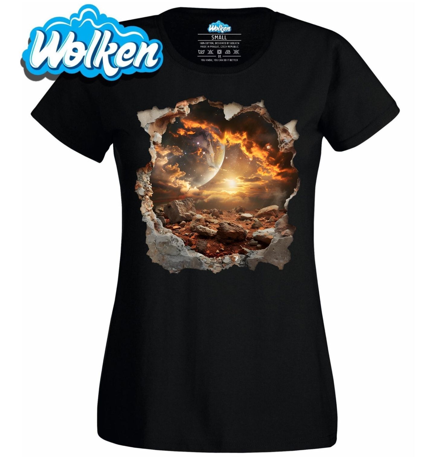 Dámské tričko Portál do Jiné Dimenze 3D.jpg