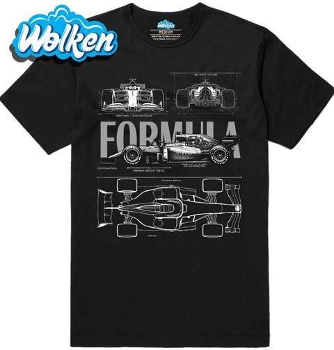 Obrázek produktu Pánské tričko Technický Blueprint Formule