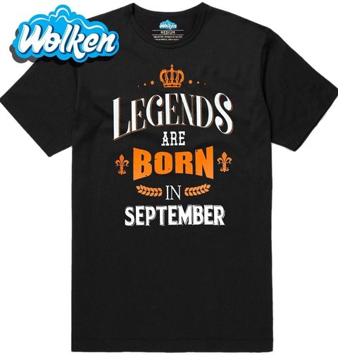 Obrázek produktu Pánské tričko Legendy se rodí v Září! Legends are born in September