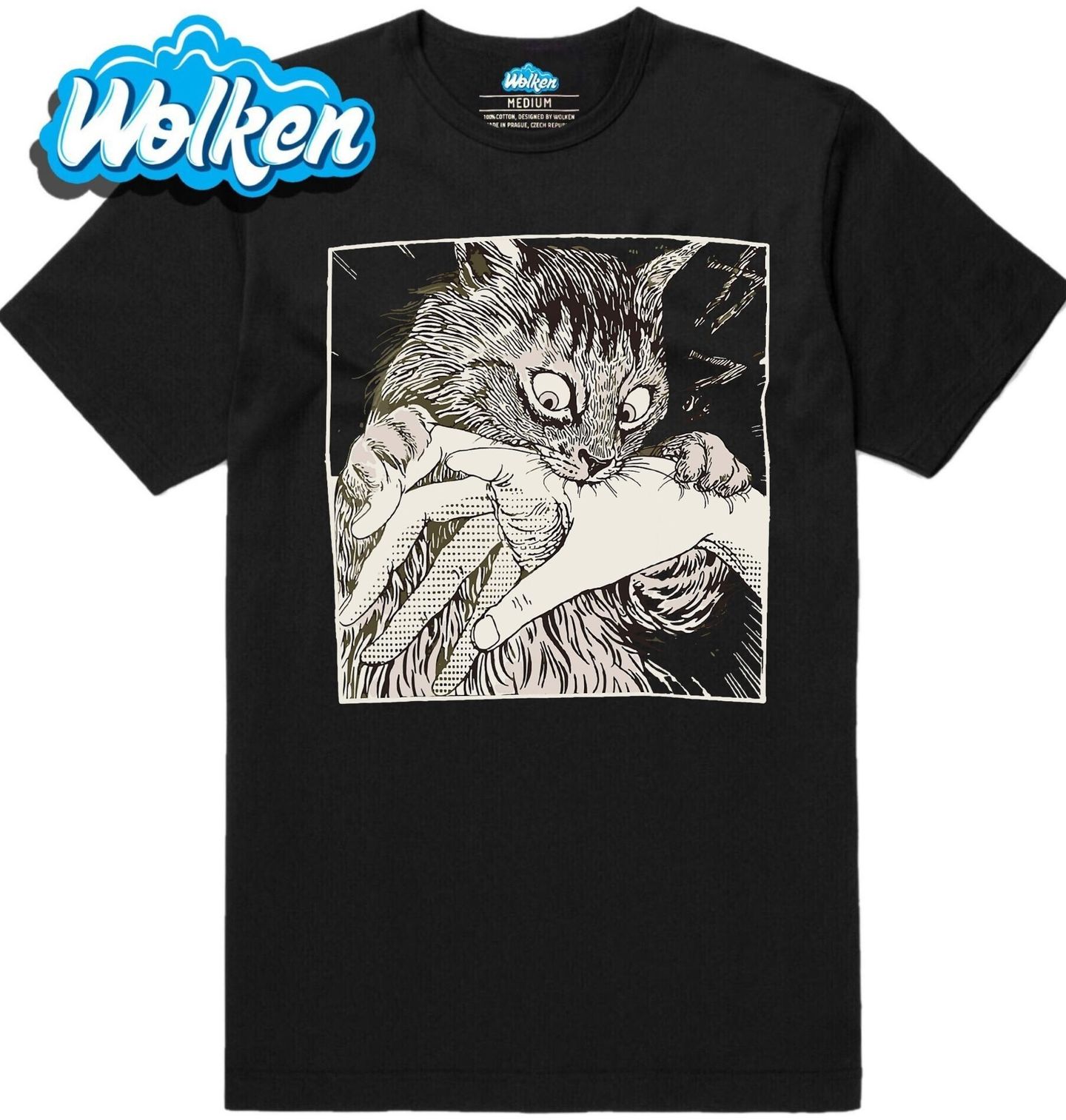 Pánské tričko Kočičí Útok.jpg