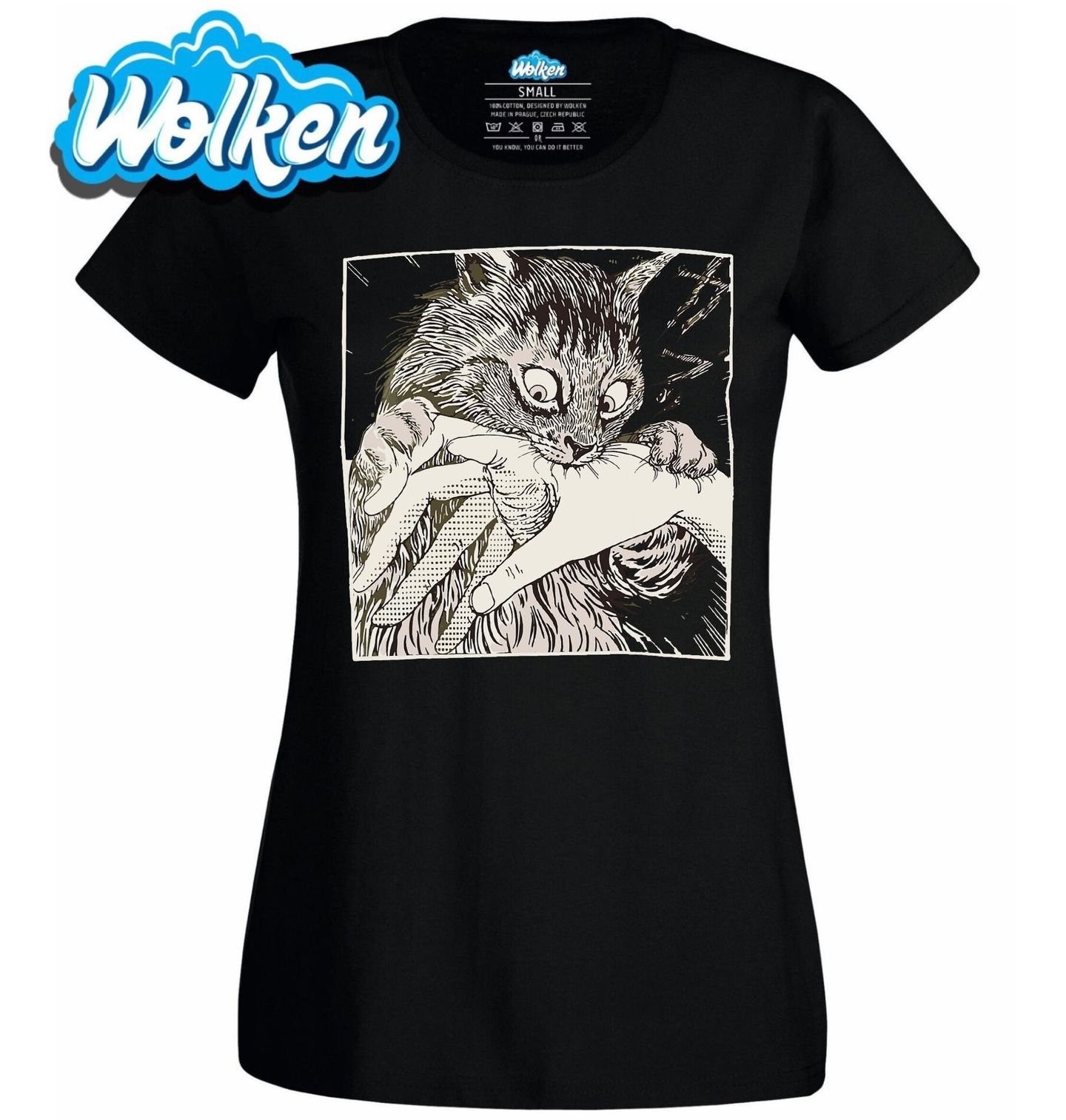 Dámské tričko Kočičí Útok.jpg