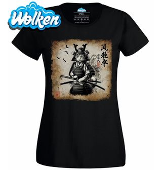 Dámské tričko Samurajská Kočka.jpg