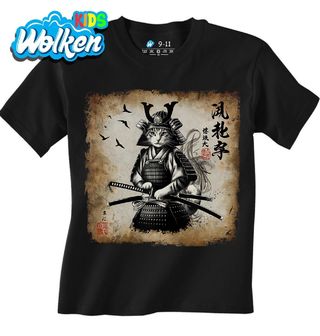 Dětské tričko Samurajská Kočka.jpg