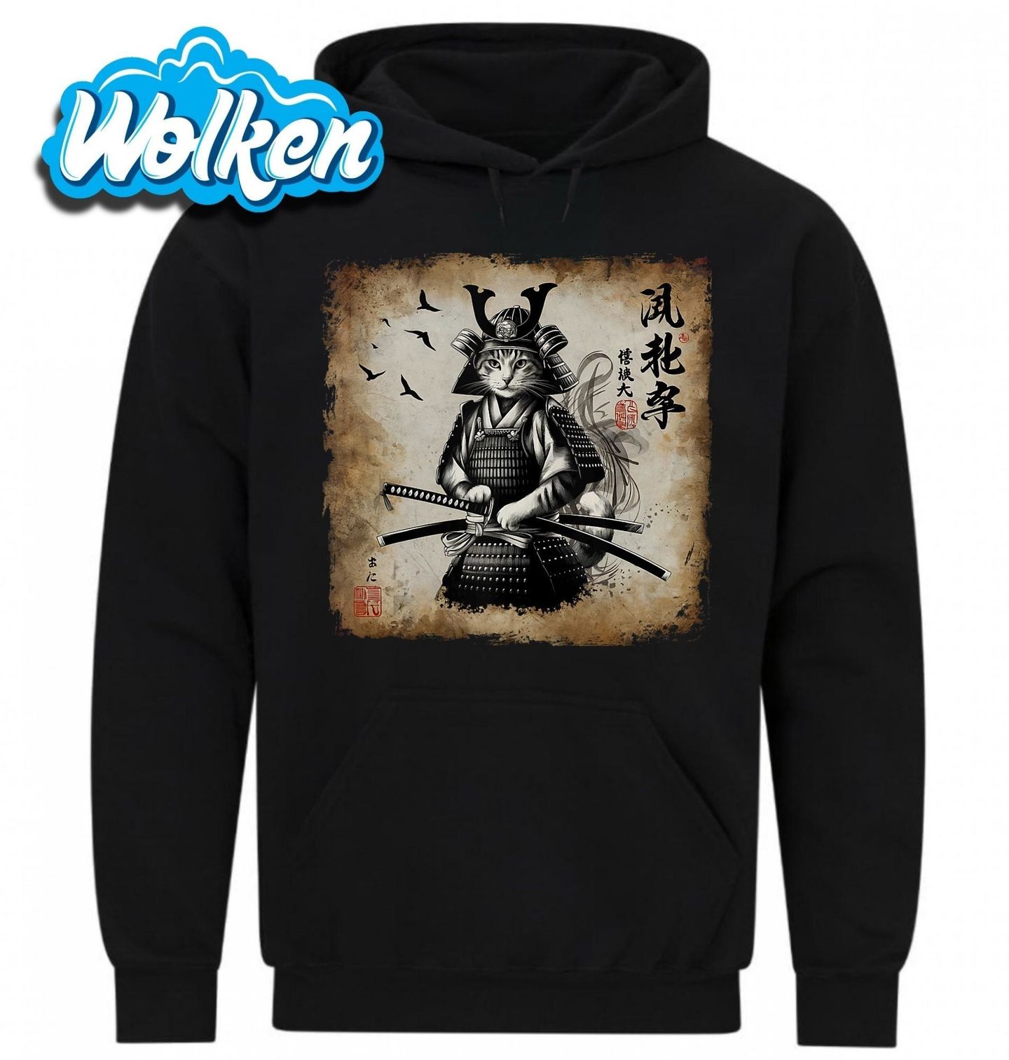 Mikina Samurajská Kočka.jpg