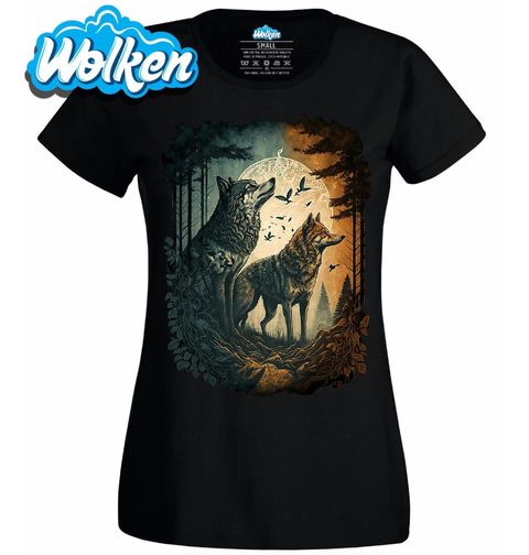 Obrázek produktu Dámské tričko Měsíční Vlci