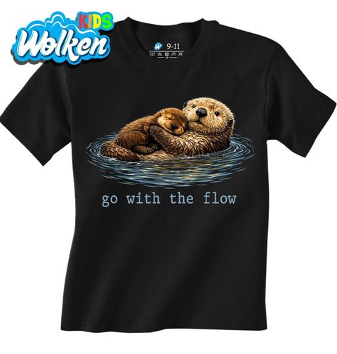 Obrázek produktu Dětské tričko Plovoucí Mořské Vydry Go with the flow