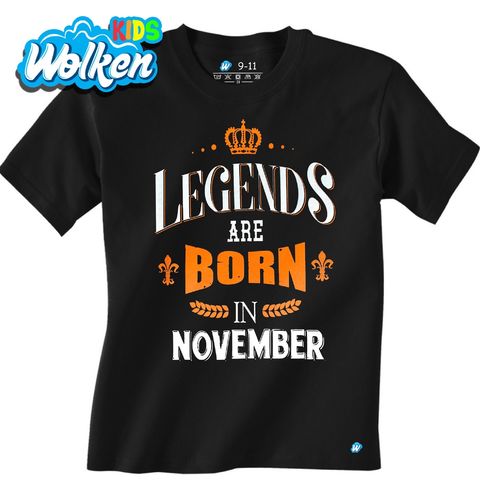 Obrázek produktu Dětské tričko Legendy se rodí v Listopadu! Legends are born in November.