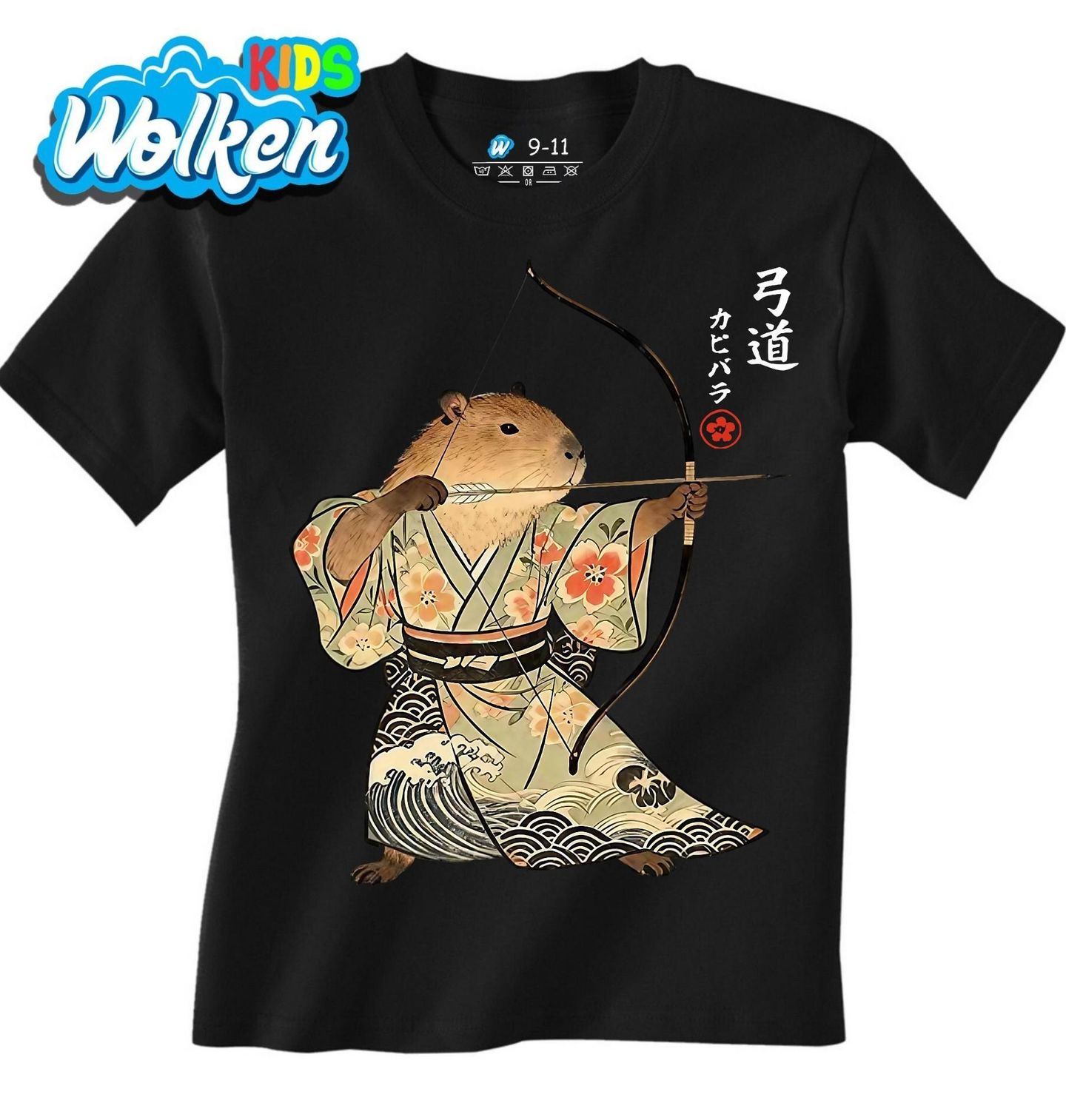 Dětské tričko Japonský Lukostřelec Kapybara.jpg