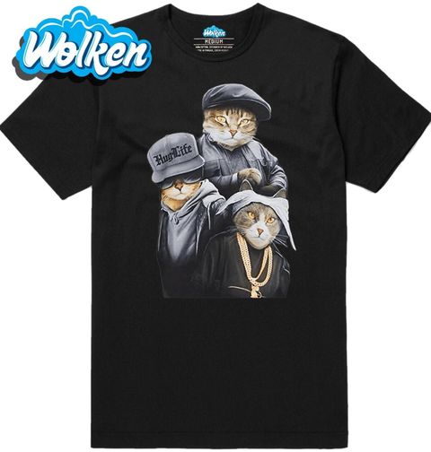 Obrázek produktu Pánské tričko Kočičí Gangsteři Hug Life