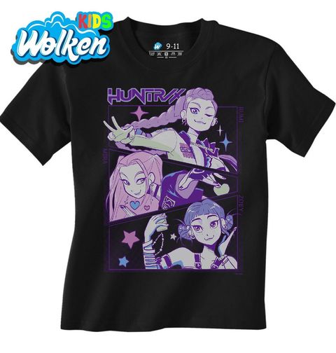 Obrázek produktu Dětské tričko Huntrix Rume, Mira, Zoey KPop Demon Hunters