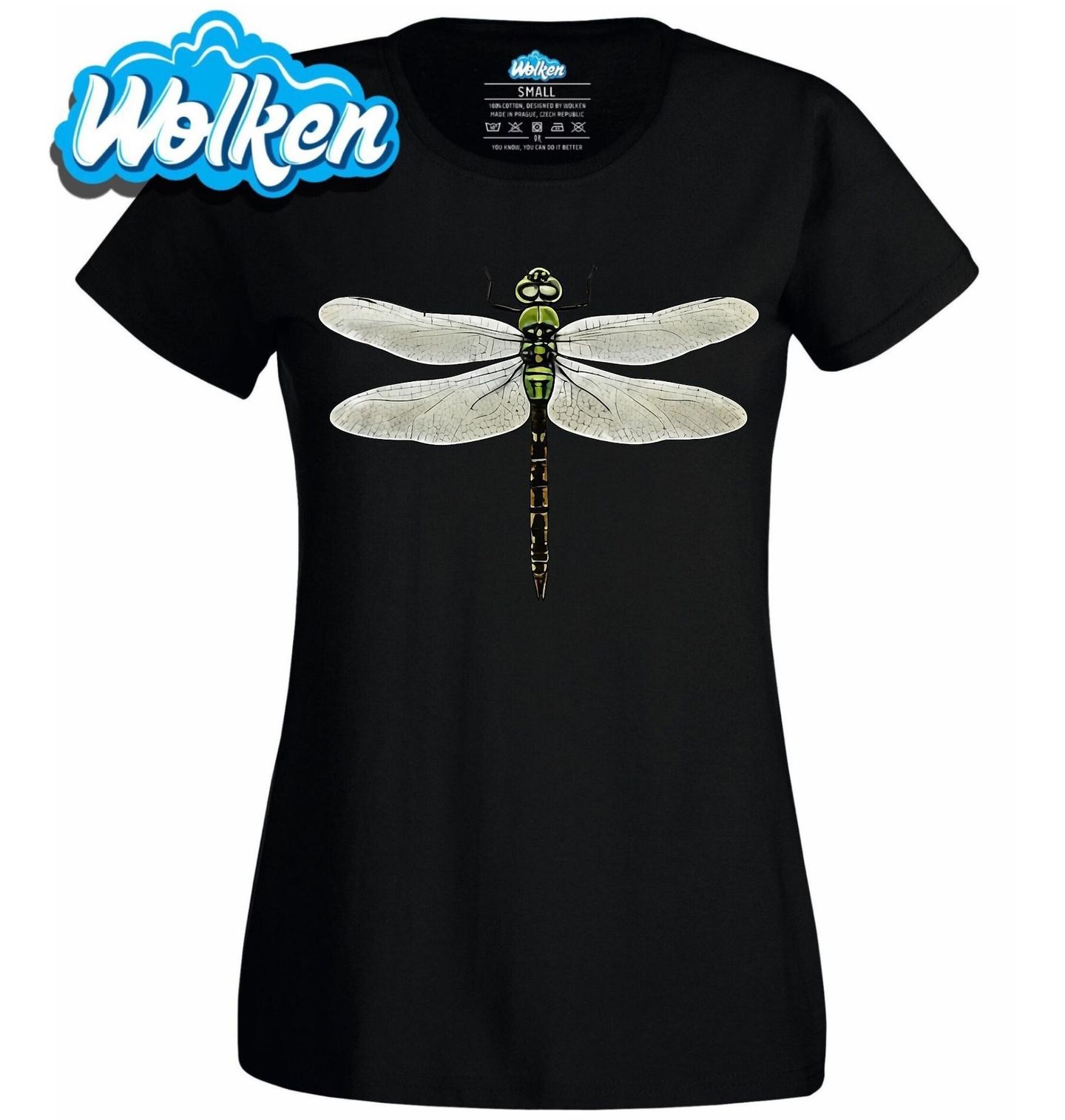 Dámské tričko Zelená Vážka Dragonfly.jpg