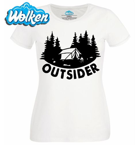 Obrázek produktu Dámské tričko Outsider Venku je to lepší