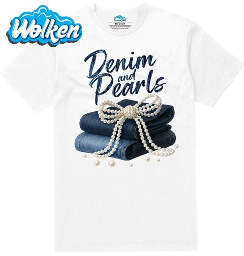 Obrázek produktu Pánské tričko Džíny a Perly Denim and Pearls