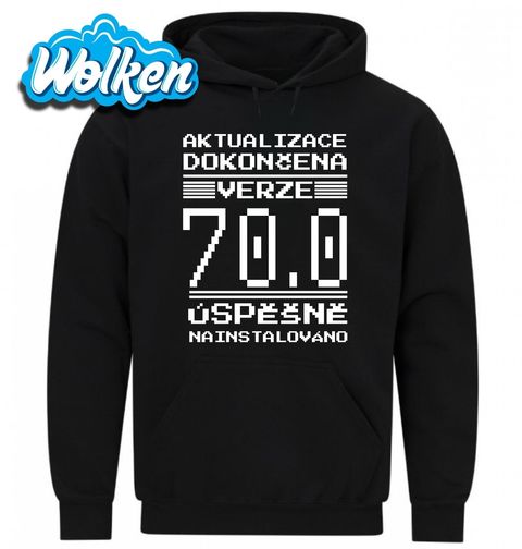 Obrázek produktu Pánská mikina Verze 70 Úspěšně Nainstalováno