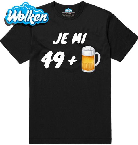 Obrázek produktu Pánské tričko Je mi 49 let + 1 Pivo