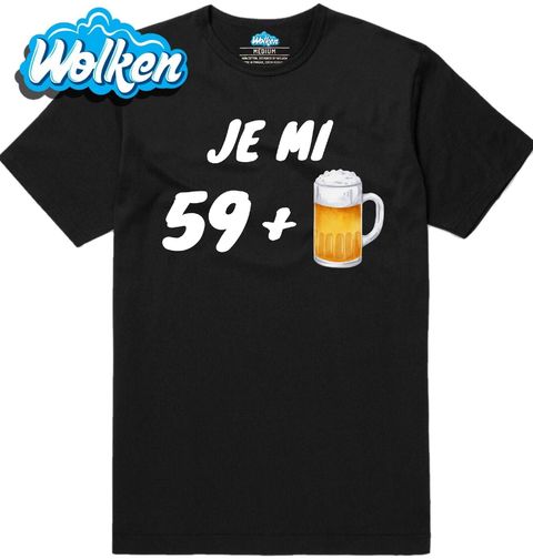 Obrázek produktu Pánské tričko Je mi 59 let + 1 Pivo
