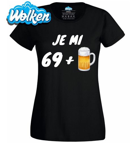 Obrázek produktu Dámské tričko Je mi 69 let + 1 Pivo
