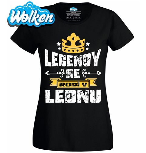 Obrázek produktu Dámské tričko Legendy se Rodí v Lednu