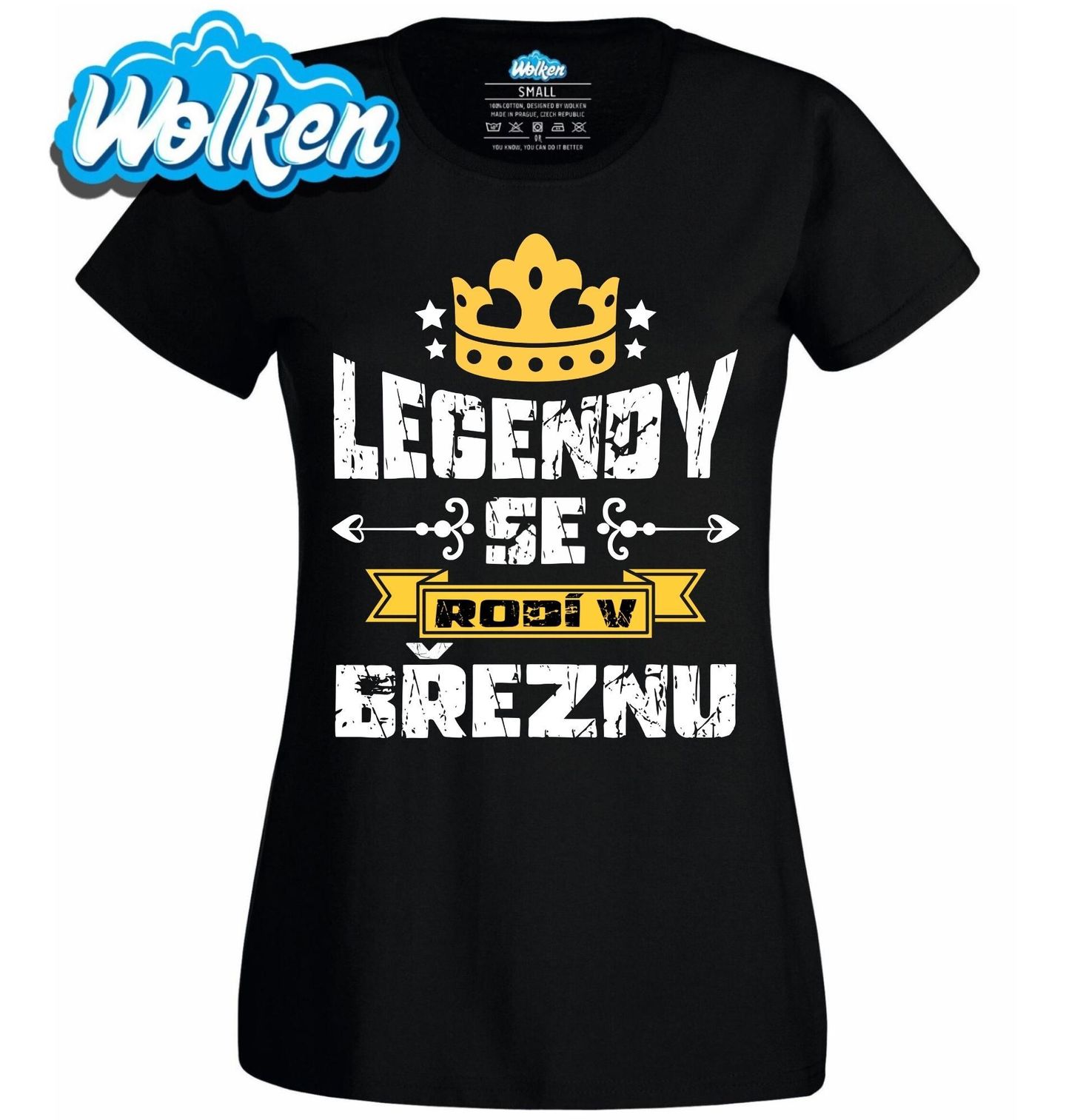 Dámské tričko Legendy se Rodí v Březnu.jpg