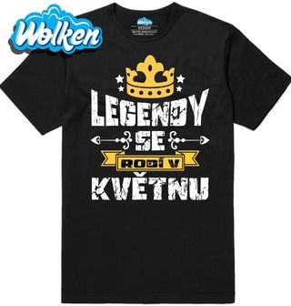 Pánské tričko Legendy se Rodí v Květnu.jpg