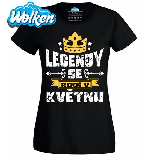 Obrázek produktu Dámské tričko Legendy se Rodí v Květnu