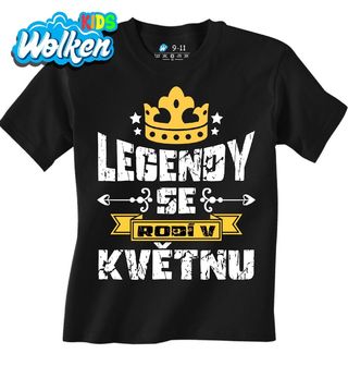 Dětské tričko Legendy se Rodí v Květnu.jpg