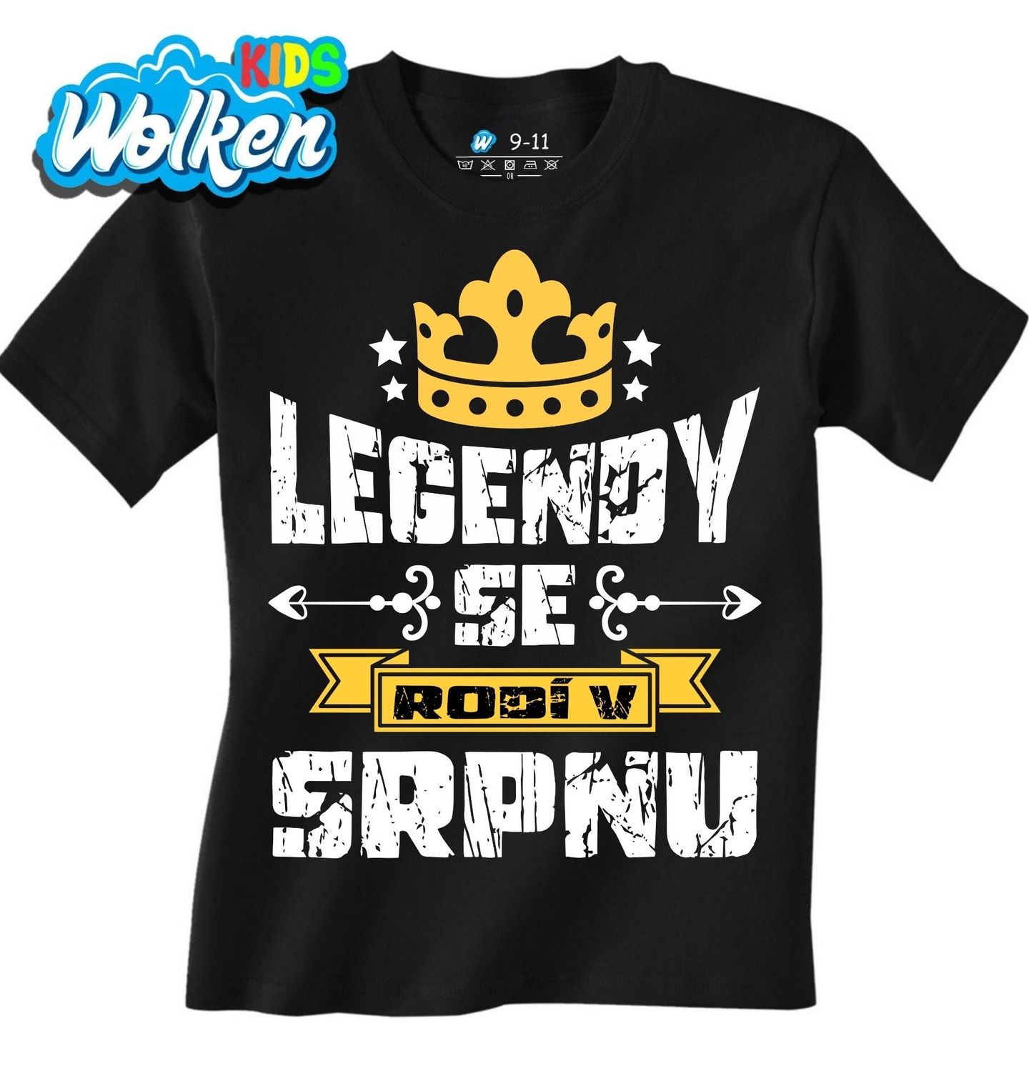 Dětské tričko Legendy se Rodí v Srpnu.jpg