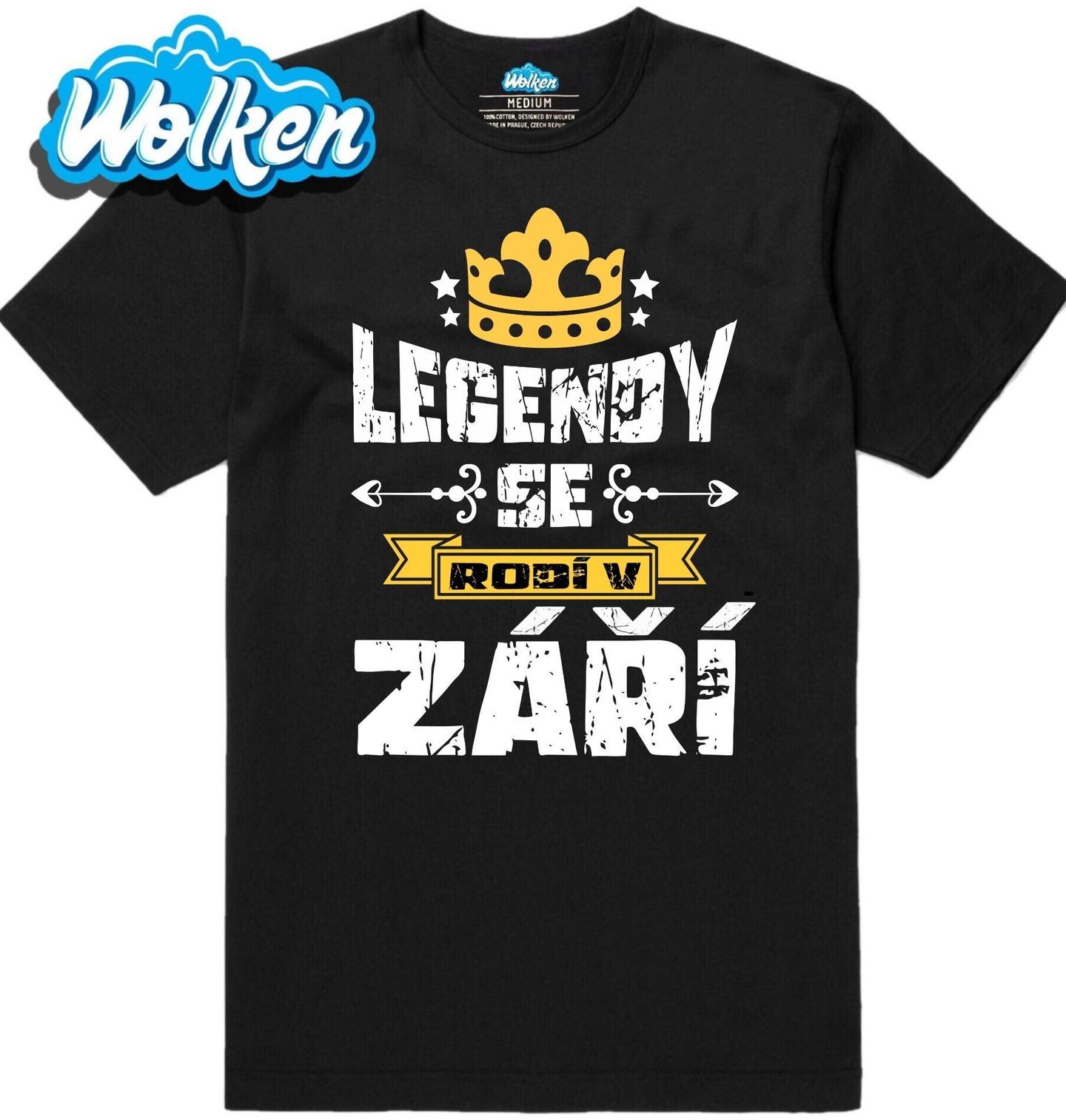 Pánské tričko Legendy se Rodí v Září.jpg