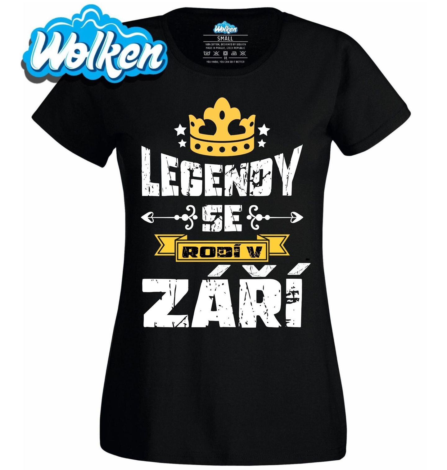 Dámské tričko Legendy se Rodí v Září.jpg