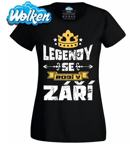 Obrázek produktu Dámské tričko Legendy se Rodí v Září
